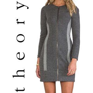 NWT $355 size 10 THEORY Chayenne B Long Sleeve Knit Dress